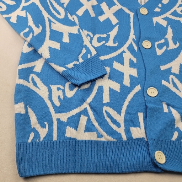 NWT Boohoo Man official face oversized cardigan - Picture 5 of 8